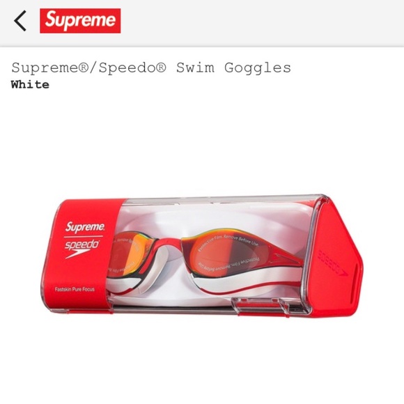 Supreme x Speedo Swimming Goggles - Picture 2 of 4